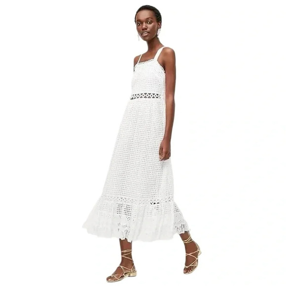 Revolve Place Nationale Le Gayan Backless Dress NWT L Cottage Boho Bridal Costal - Picture 4 of 10